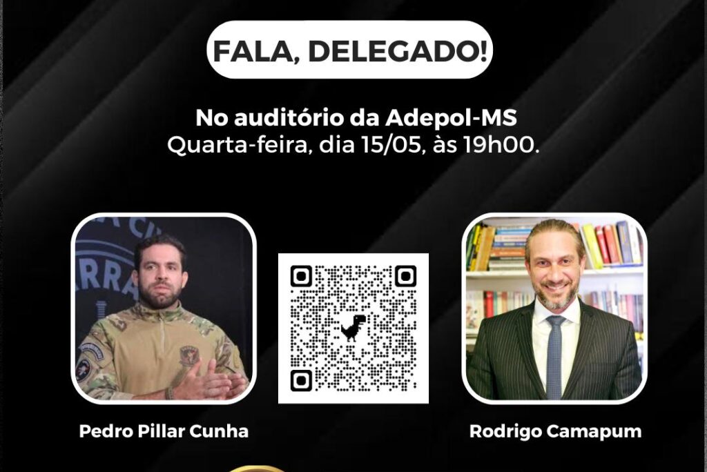 V CICLO DE PALESTRAS: FALA, DELEGADO!