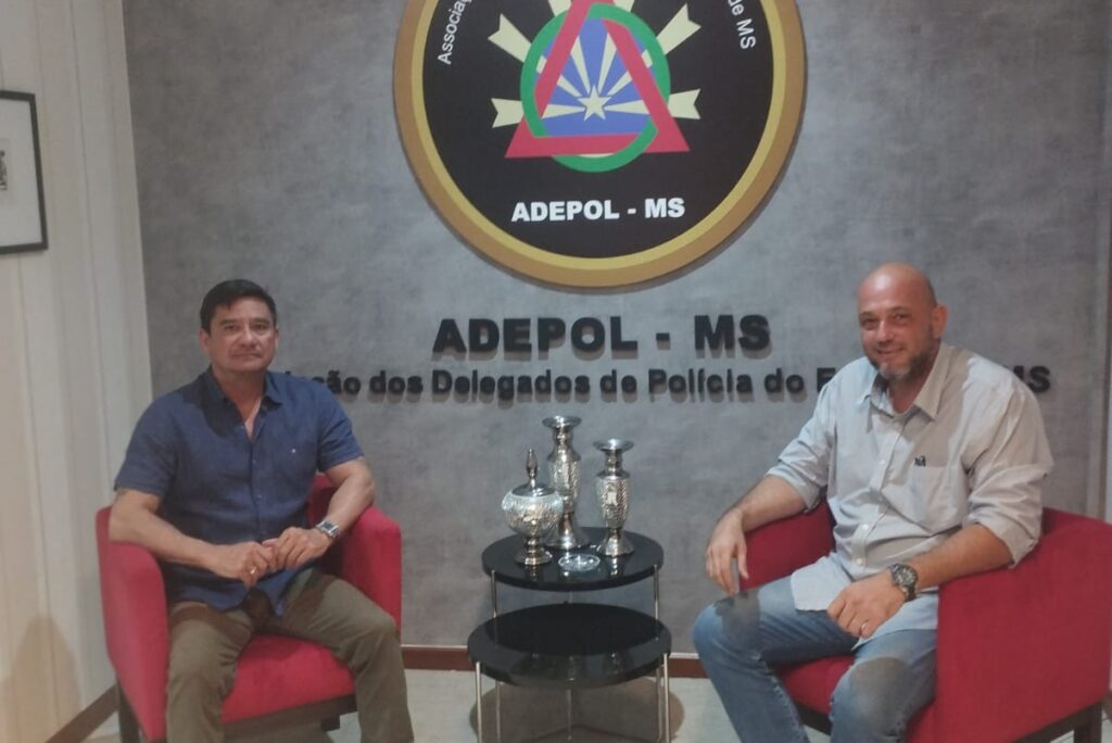 Presidente da Adepol-MS recebe o Presidente da AAPCMS para debater assuntos de interesse policial