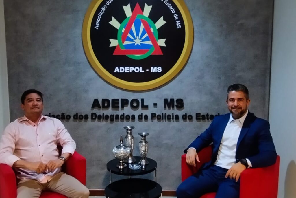 Presidente da Adepol-MS recebe visita institucional de Conselheiro da OAB/MS