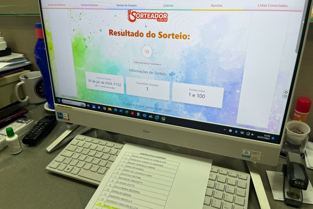 ADEPOL/MS, em parceria com a Ótica Campinas, divulga resultado do sorteio das Lentes Varilux