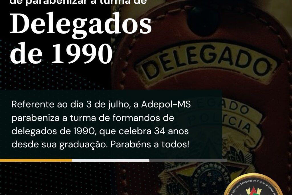 Turma de delegados de 1990 celebra 34 anos de serviços prestados