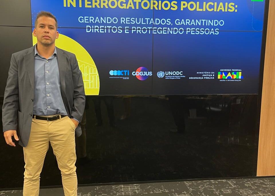 Delegado de Polícia José Roberto de Oliveira Júnior participa do Seminário Oitivas e Interrogatórios Policiais