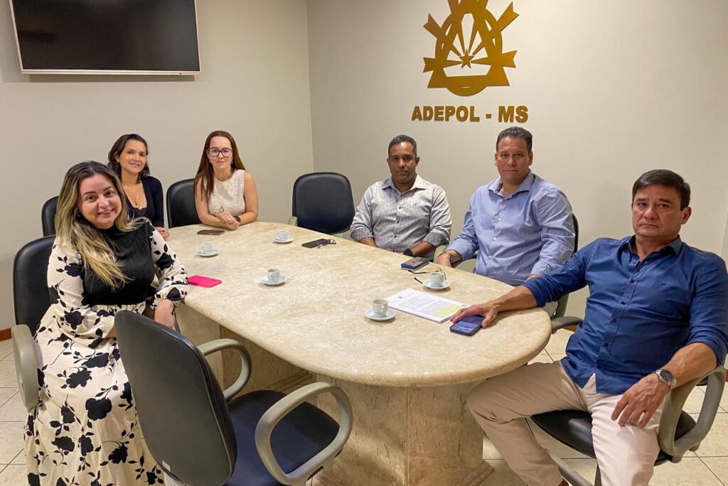 Diretoria da Adepol-MS se reúne com Sinpap-MS e Sinpol-MS