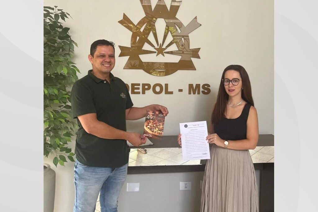 Adepol-MS firma novo convênio com Pizzaria Bella Capri