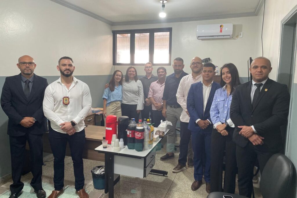 Adepol-MS realiza visita institucional à Delegacia Regional de Fátima do Sul