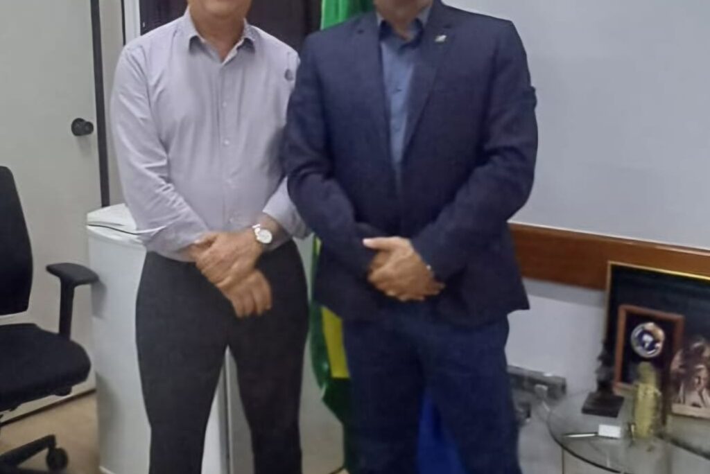 Presidente da Adepol-MS Delegado André Matsushita reúne-se com Vice-Governador José Carlos Barbosa