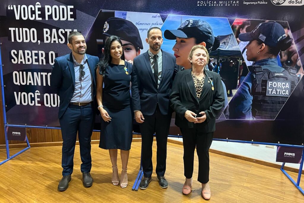 Adepol-MS participa da solenidade de outorga da Medalha Tenente-Coronel PM Ana Neize Baltha