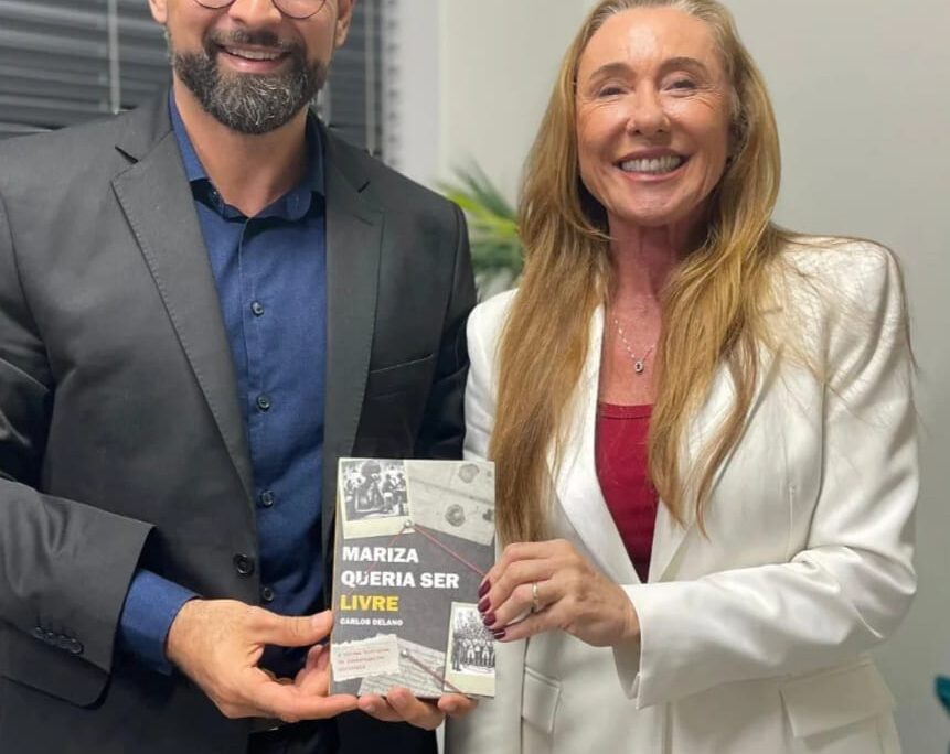 Vice-Presidente Delegado Carlos Delano divulga novo livro em live com escritora Ariadne Cantu