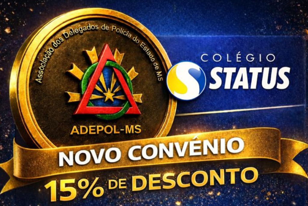 A ADEPOL-MS firma convênio com o Colégio Status
