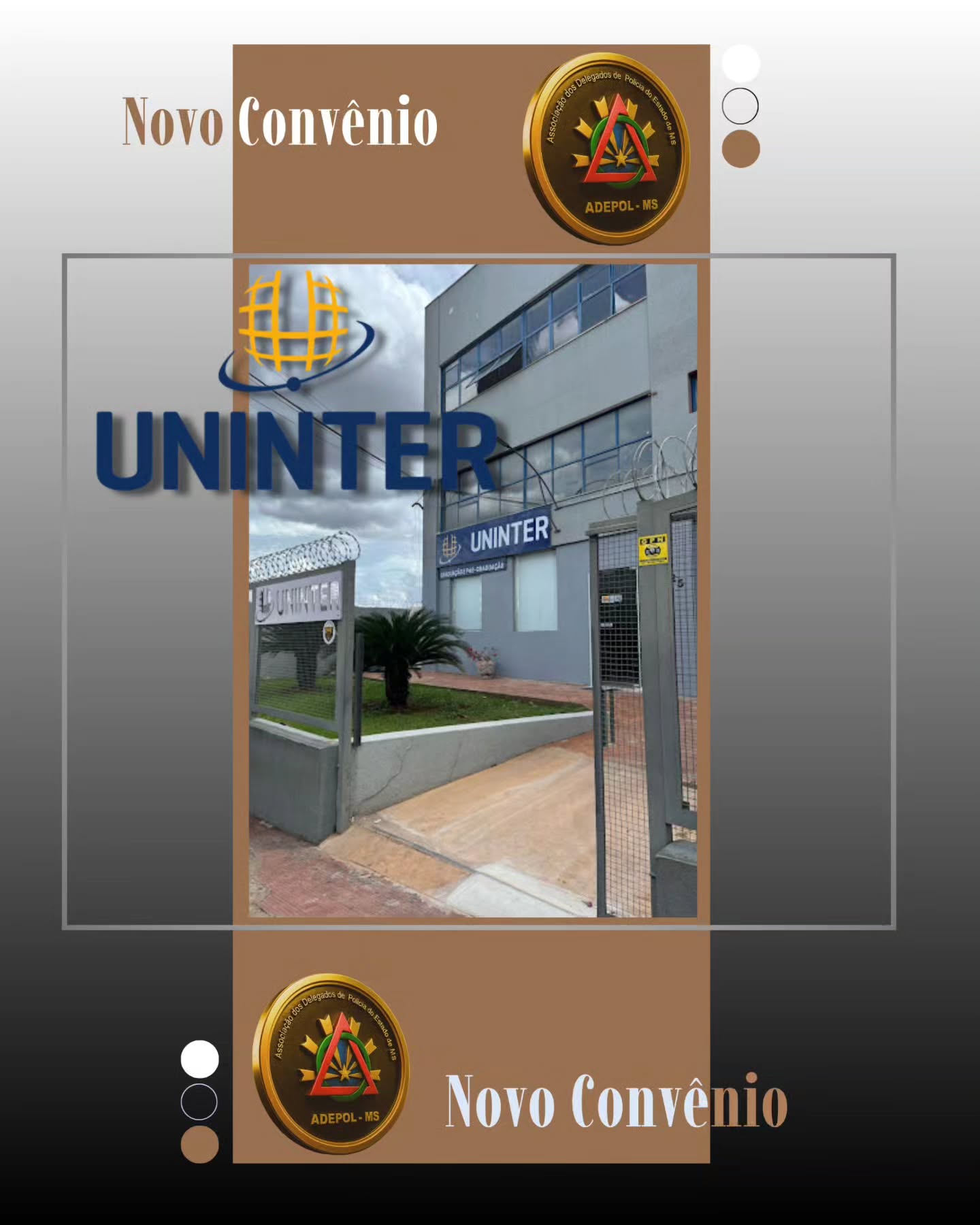 A ADEPOL-MS firma convênio com a UNINTER